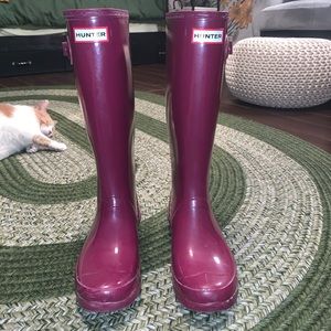Hunter rain boots